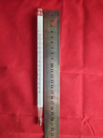 Термометр максимальний ТП-7 від +20 +150 С
Шкала від плюс 19 до плюс 152 градусі. . фото 3