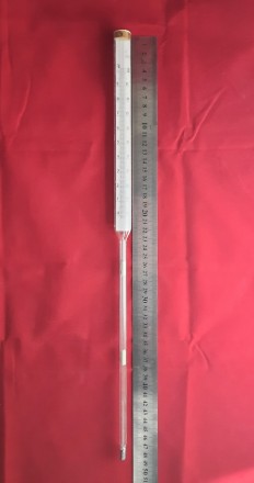 Термометр технический ТТ2823-73 от 0 до +100°C с погружной ножкой 25см градусов . . фото 2