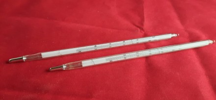 Термометр стеклянный лабораторный ГОСТ 215-57 (+150; +350С) 2 шт. Набор 2 шт (№ . . фото 2