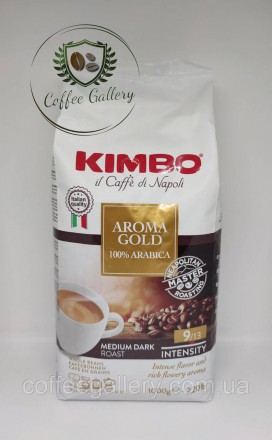 KIMBO Aroma Gold 100% Arabica - це преміальний кавовий купаж, що складається вик. . фото 2