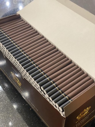 Ящик сигаретных гильз с фильтром для набивки табаком Top Gilza коричневые 20 бло. . фото 4