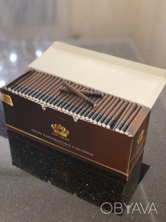 Ящик сигаретных гильз с фильтром для набивки табаком Top Gilza коричневые 20 бло. . фото 1