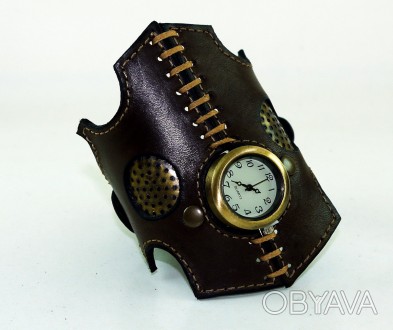 Стиль Scappa-часы - смелый дизайн, широкий кожаный браслет и хай-тек элементы. Э. . фото 1