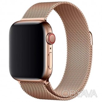 Ремешок Milanese Loop Design для Apple watch 42mm/44mm (Space grey). . фото 1