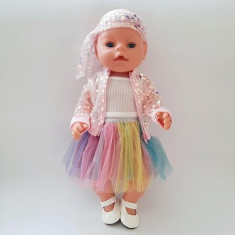 
Набор одежды Радужный Единорог для куклы 43 см Бэби Борн, (Baby Born).
В набор . . фото 3