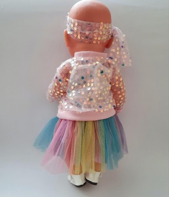 
Набор одежды Радужный Единорог для куклы 43 см Бэби Борн, (Baby Born).
В набор . . фото 5
