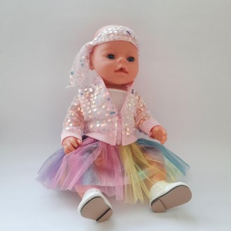 
Набор одежды Радужный Единорог для куклы 43 см Бэби Борн, (Baby Born).
В набор . . фото 4