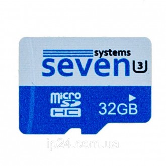 Карту пам'яті SEVEN Systems MicroSDHC 32GB UHS-3 U3 можна використовувати для мо. . фото 2