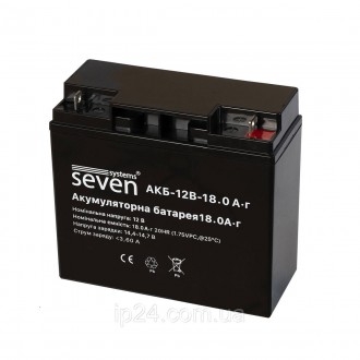 Акумуляторна батарея 12В/18Аг призначена для оснащення різних типів ДБЖ, елемент. . фото 3