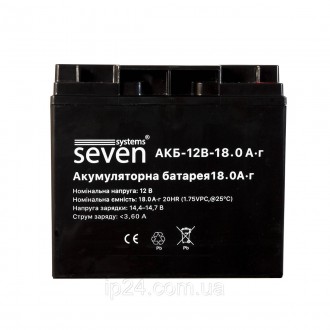 Акумуляторна батарея 12В/18Аг призначена для оснащення різних типів ДБЖ, елемент. . фото 2