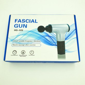 Мышечный массажер Fascial Gun HG-320 используется для уменьшения мышечной боли, . . фото 7