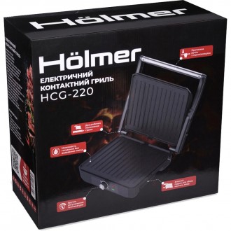 Описание модели Hölmer HCG-220 Электрический контактный гриль Hölmer HCG-220 – н. . фото 9