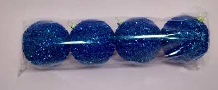 Набор елочных шаров 4шт 8см цвет синий
Материал пластик
Продается оптом и в розн. . фото 3