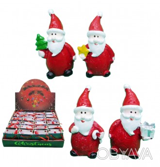 Сувенир керамический новогодний в сумочке "Дед Мороз" 5см продается оптом и в ро. . фото 1