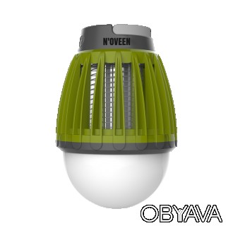 Светодиодная лампа от насекомых аккумуляторная Noveen IKN824 LED IPХ4
	Зона дейс. . фото 1