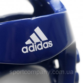 Шлем для тхеквондо и единоборств Adidas ADITHG01 WTF тренировочный синий защитны. . фото 10