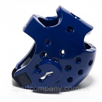 Шлем для тхеквондо и единоборств Adidas ADITHG01 WTF тренировочный синий защитны. . фото 5