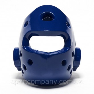 Шлем для тхеквондо и единоборств Adidas ADITHG01 WTF тренировочный синий защитны. . фото 7