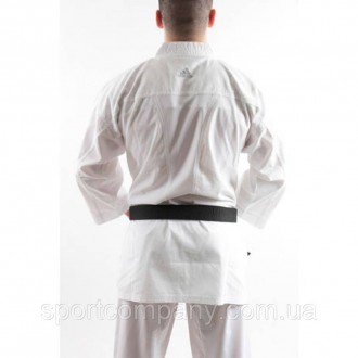 Кимоно для карате Kumite Fighter белое ADIDAS K220KF WKF профессиональное для ку. . фото 3