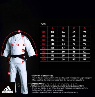 Кимоно для дзюдо Adidas Training
Размеры:
	
	
	
	
	
	
	140
	3581.76
	
	
	150
	38. . фото 9
