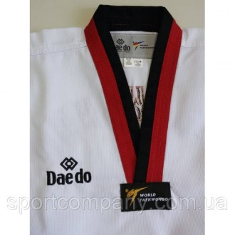 Добок для тхэквондо POOM ТА 1051 кимоно WTF Daedo теквондо костюм форма одежда д. . фото 6