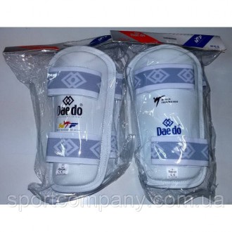 Защита голени для тхэквондо wtf Daedo на ноги для единоборств накладки теквондо . . фото 5