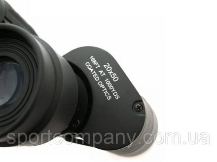 БІНОКЛЬ COMET 20X50 BLACK LR-025
Бінокль розроблений для вимогливих користувачів. . фото 3