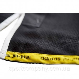 Детское подростковое кимоно для джиу джитсу Adidas ChaIIenge черное ги JJ350_2_0. . фото 7