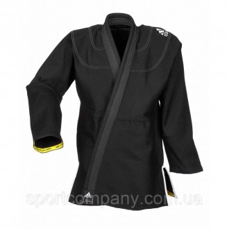 Детское подростковое кимоно для джиу джитсу Adidas ChaIIenge черное ги JJ350_2_0. . фото 8