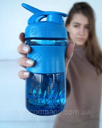 BlenderBottle SportMixer, Універсальна Спортивна пляшка-шейкер з віночком.
Blend. . фото 5