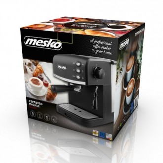 
Кофемашина эспрессо Mesko MS 4409 15 Bar Black Вы любите ароматные латте или не. . фото 7