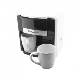 Капельная кофеварка Domotec MS-0706 с 2 чашками, белая
Кофеварка Domotec MS-0706. . фото 2