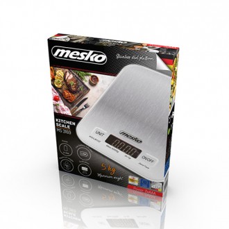 Описание Весов кухонных Mesko MS 3169 на 5 кг, белых
Весы кухонные Mesko MS 3169. . фото 9