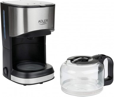 Кофеварка капельная Adler AD-4407
Эффективная капельная кофеварка мощностью 550 . . фото 5