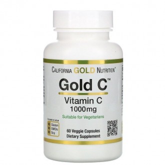 Gold C, вітамін C, 1000 мг, California Gold Nutrition Витамин C, California GOLD. . фото 2