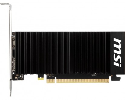 Видеокарта GF GT 1030 2GB DDR4 Low Profile OC MSI (GeForce GT 1030 2GHD4 LP OC) . . фото 2