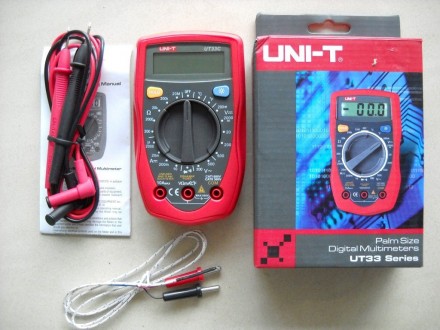 Компактный цифровой мультиметр UNI-T UTM 133C (UT33C) 
способен измерять:
постоя. . фото 3