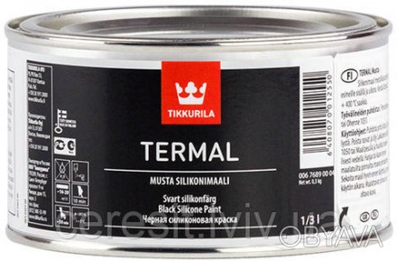 Термал чорна силіконова фарба
Чорна фарба для термостійких покриттів Termal від . . фото 1
