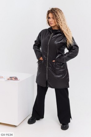 
Женская легкая Куртка из пластинки Батал
Код 015743
Ткань: плащевка, подкладка . . фото 2