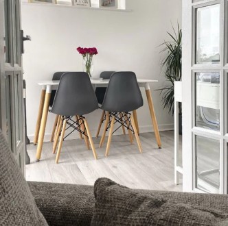 
Стіл обідній Nolan 120х80 Білий : стильна і сучасна модель від меблевої компані. . фото 8