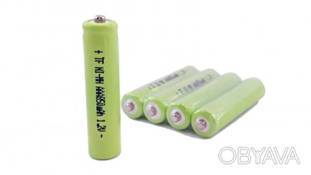 Аккумулятор NiMh форм-фактор AAA 1000mAh 1.2V. Основные параметры NiMh AAA 1,2V . . фото 1