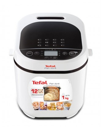 Программы работы Хлебопечка Tefal Pain Dore PF210138 предлагает 12 автоматически. . фото 4