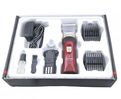 еспроводная машинка для стрижки волос с двумя аккумуляторами Gemei GM 550
Машинк. . фото 4