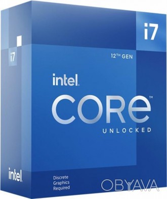 Процессор Intel Core i7 12700KF 3.6GHz (25MB, Alder Lake, 125W, S1700) Box 
 
От. . фото 1