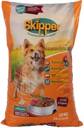 Опис Сухий корм для собак Skipper яловичина та овочі 
SKIPPER с говядиной и овощ. . фото 2
