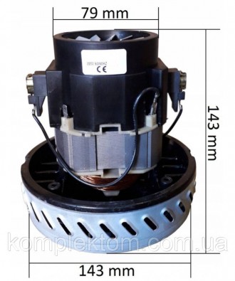 Двигатель для пылесоса Karcher 1400W VCM-140H-E VC07W118gМощность: 1400WДиаметр:. . фото 6