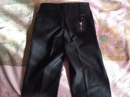 Штаны, брюки, темный цвет, утеплённые, новые, талия 35 см, длина 91 см. Все пара. . фото 5