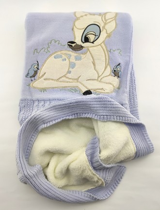  
Турецкое вязаное одеяло, плед для новорожденных. Внутри подкладка махровая. Оч. . фото 5
