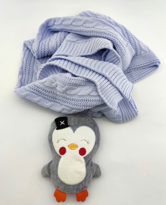  
Турецкое вязаное одеяло, плед для новорожденных. Очень мягкий и приятный. Отли. . фото 3