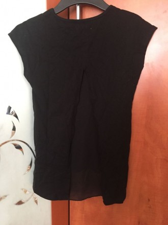 Женская кофточка из легкой материи Gloria jeans,  10-12 лет, рост 152 см, чёрная. . фото 4